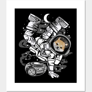 Hiphop Astronaut Dogelon Mars Coin To The Moon Crypto Token Cryptocurrency Wallet Birthday Gift For Men Women Kids Posters and Art